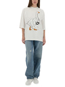 Moschino "Goose" Jersey T Shirt