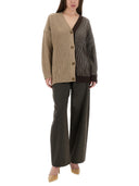 Moschino Jeans Cardigan med Inlay Logo