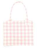 Ganni "Vicky Check" Tote Bag Large