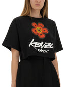 Kenzo Cropped T Shirt "Futura"