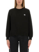 Sudadera de algodón de Kenzo con parche "Happy Tiger"