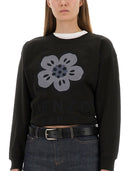 Kenzo Sweatshirt mit "Boke Flower" Stickerei