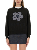 Kenzo Sweatshirt mit "Boke Flower" Stickerei