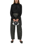Ganni "Stary" Jeans en papel espumoso