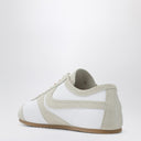 Dries Van Noten Baskets en cuir et daim blanches