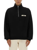 Sudadera con tortuga con cremallera con cremallera