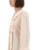 Alexander Mc Queen Shirt med ruffles