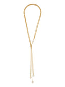 Collar de gallina dorada con perlas