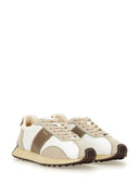 Tod 's Sneaker in pelle e tessuto