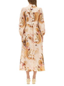 Zimmermann "Ascension Plunge" Midi Dress