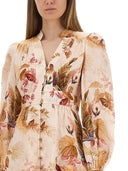 Zimmermann "Ascension Plunge" Midi Dress