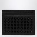 Christian Louboutin Black Kios Card Holder With Studs