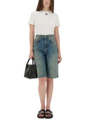 Tory Burch Ribbed Cotton T -shirt