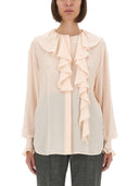 Alexander Mc Queen Shirt med ruffles