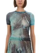 Jean Paul Gaultier "Agua" Camiseta de malla