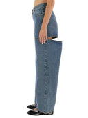 The Attico Long Denim Jeans