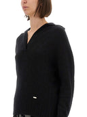 Tom Ford Cashmere und Seide Long Sleeve Polo Shirt