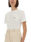 Jacquemus Grosgrain Short Sleeve T Shirt