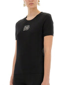 Dolce & Gabbana Jersey T Shirt With Dg Logo Embroidery