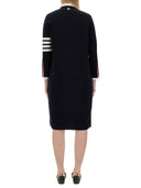 Thom Browne 4 Bar Long Cardigan