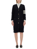 Thom Browne 4 Bar Long Cardigan