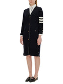 Thom Browne 4 Bar Long Cardigan