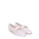 Stuart Weitzman Signature carré en cuir en cuir