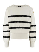 Maglione a strisce balmain