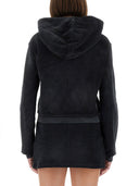 Alexander Wang Cotton Terry Sweatshirt med lynlås