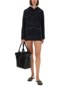 Alexander Wang Cotton Terry Sweatshirt med lynlås