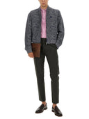 ETRO JACQUARD BOBBER JACKET CON LOGO