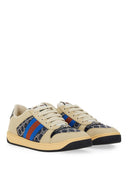 Gucci Women's "Screener" Sneaker With Crystals Gg