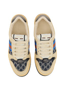 Gucci Women's "Screener" Sneaker With Crystals Gg