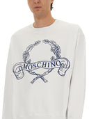 Sweat-shirt Moschino avec broderie Laurel Crown Logo
