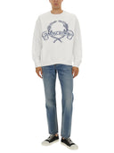 Sweat-shirt Moschino avec broderie Laurel Crown Logo