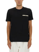 Moschino T-shirt avec ruban de logo
