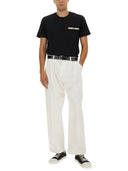 Moschino T-shirt avec ruban de logo