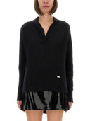 Tom Ford Cashmere und Seide Long Sleeve Polo Shirt