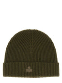 Chapeau en laine Isabel Marant avec patch de logo