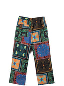 Marcelo Burlon County Of Milan Pants "Bandana Aop Carrot"
