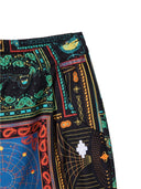 Marcelo Burlon County Of Milan Pants "Bandana Aop Carrot"