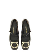 Ferragamo“ Mary Jane Maxi Gancini”鞋子