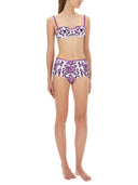 Traje de baño de bikini estampado de Dolce & Gabbana Majolica