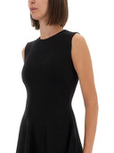 Alexander Mc Queen Asymmetrical Dress With Lace Detailing