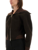 Veste en laine à fermeture éclair Victoria Beckham