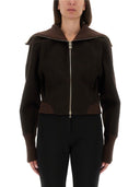 Veste en laine à fermeture éclair Victoria Beckham