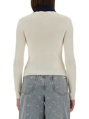 Self Portrait Merino Wool Cardigan