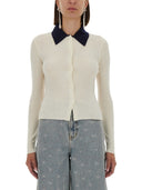 Self Portrait Merino Wool Cardigan
