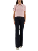 Casablanca Cotton Mouliné Polo Shirt
