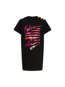 Balmain "Lipstick" logo kjole